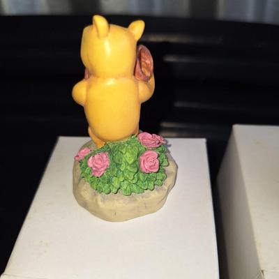 Christopher Robin w/ Apple & Pooh Hugging Honey Pot Thimble