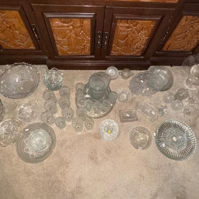 GLASSWARE, CRYSTAL LOT