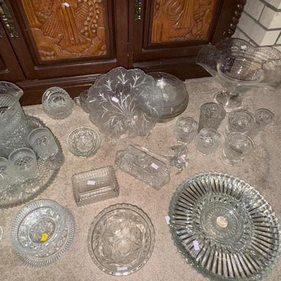 GLASSWARE, CRYSTAL LOT