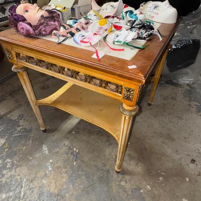 MASK, MARBLE TABLE LOT