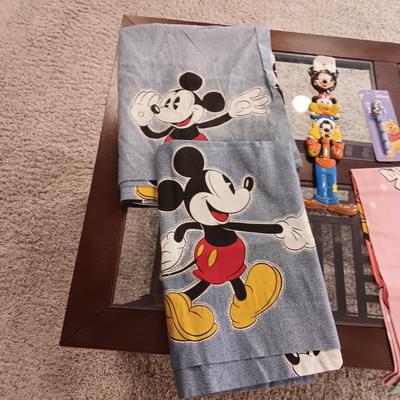 DISNEY MICKEY AND MINNIE MOUSE CURTAINS PLUS MORE