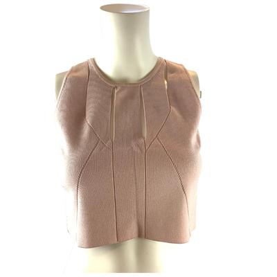293 New with Tag CUSHNIE ET OCHS Light Pink Knit Crop Top