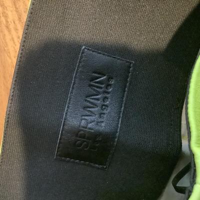 310 New with Tags SPRWMN Los Angeles Yellow Leather Pants