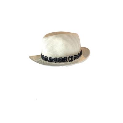 311 Christian Dior Black and White Weave Hat