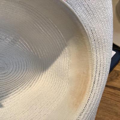 311 Christian Dior Black and White Weave Hat