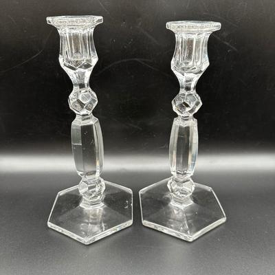 Georgian/Peerless 9” Candlesticks