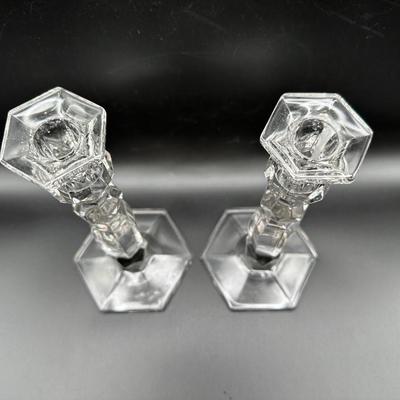 Georgian/Peerless 9” Candlesticks