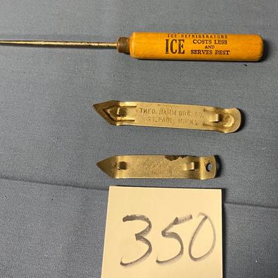 Vintage Ice Pick and Openers