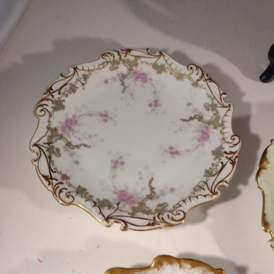 Collection of Six Limoges Dessert Plates- Assorted Makers