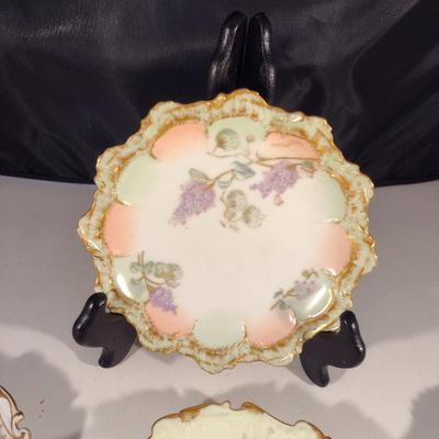 Collection of Six Limoges Dessert Plates- Assorted Makers