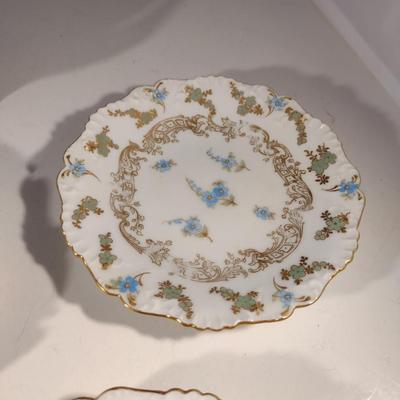 Collection of Six Limoges Dessert Plates- Assorted Makers