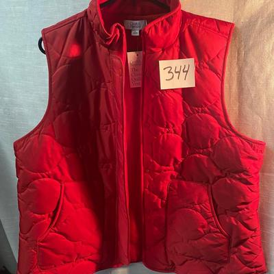 New Red XL Vest