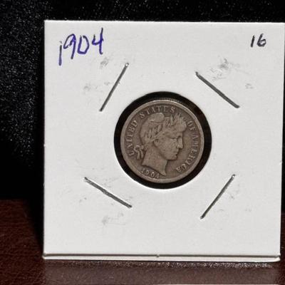 1904 Barber Dime
