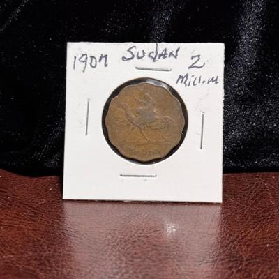 1907 Sudan 2 Millimes