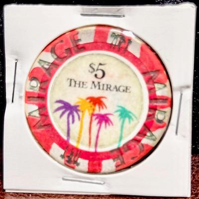 5 Dollar The Mirage Casino Chip