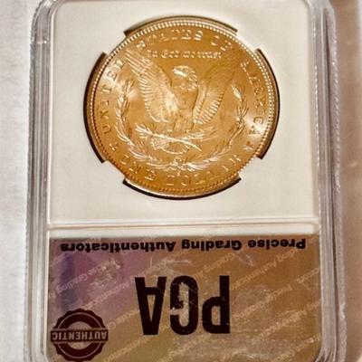 1880 Morgan Silver Dollar Graded MS 65+