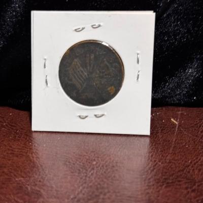 1920 China 10 cash  coin
