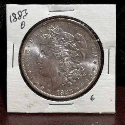 1883 O Morgan Silver Dollar