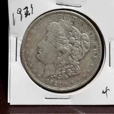 1921 Morgan Silver Dollar