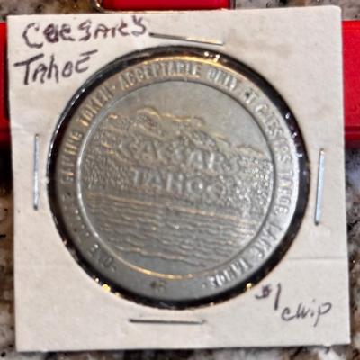1 Dollar Caesar Tahoe Casino Chip