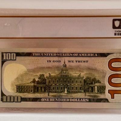 2017A $100 Bill  *Star Note Graded Gem 66