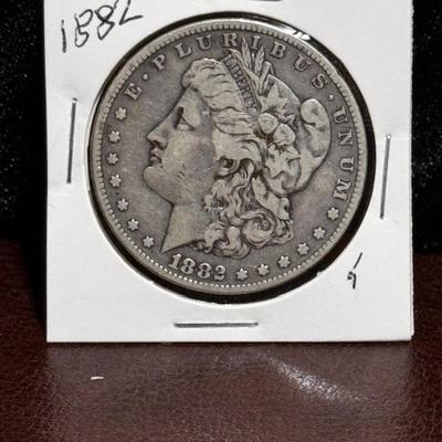 1882 Morgan Silver Dollar