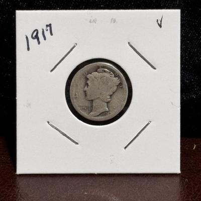 1917 Mercurry Dime