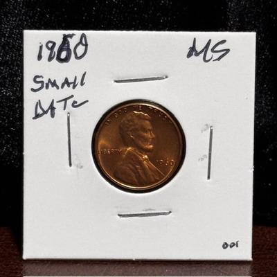 1960 Small Date Linclon Penny MS