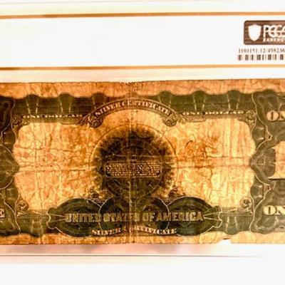 1899 $1 Bill Silver Cert. Graded Fine 12