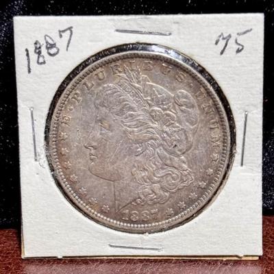 1887 Morgan Silver Dollar