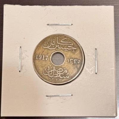 1917 Egypt 5 Milliemes
