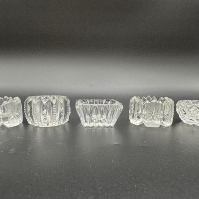 Collection of Crystal and Glass Salt Cellars - Set 2