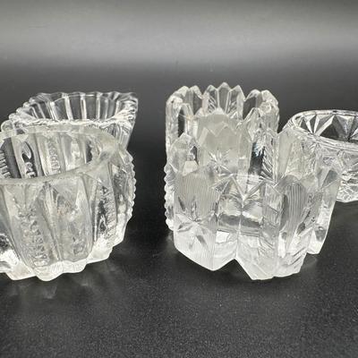 Collection of Crystal and Glass Salt Cellars - Set 2