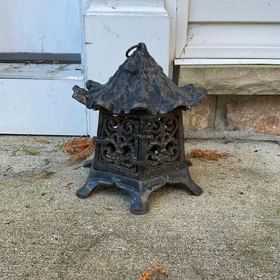 387 Japanese Cricket Cage In Black Cast Iron