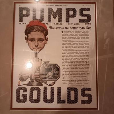 LIMITED EDITION OF ADVERTISING AS APPEARED IN THE SATURDAY EVENING POST