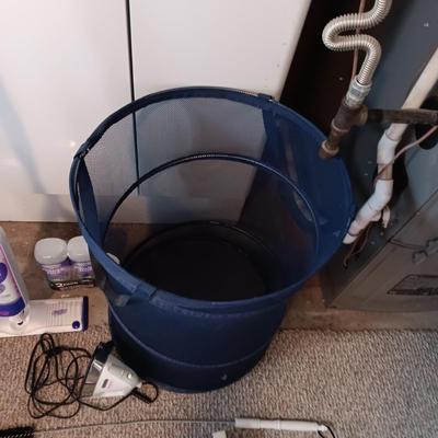 POWER MOP, LAUNDRY BASKET, CLOTHES IRON AND MORE