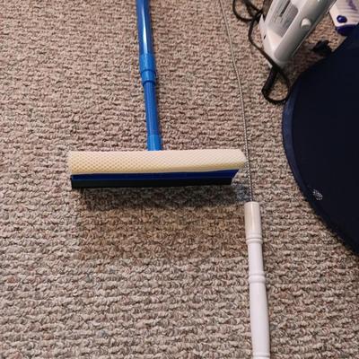 POWER MOP, LAUNDRY BASKET, CLOTHES IRON AND MORE