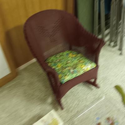 CHILD SIZE WICKER ROCKER, CARTOONS ON DVD, BEATRIX POTTER BOOKS AND MORE