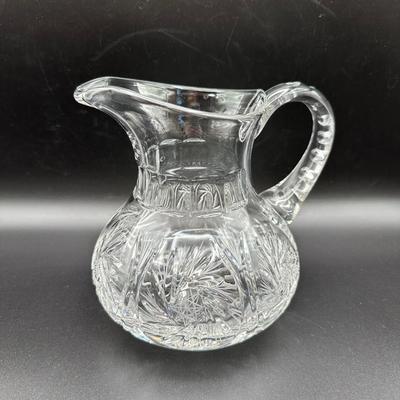 Vintage Crystal Pitcher