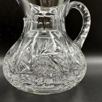 Vintage Crystal Pitcher