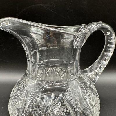 Vintage Crystal Pitcher