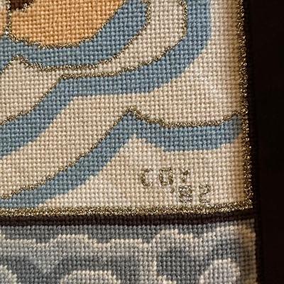 Framed Birds Embroidery