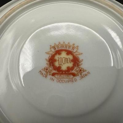 Yamaka Teacup and Saucer, Made in Occupied Japan