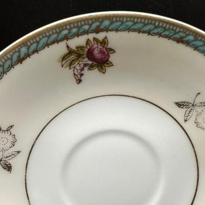 Yamaka Teacup and Saucer, Made in Occupied Japan