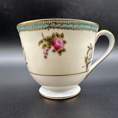 Yamaka Teacup and Saucer, Made in Occupied Japan