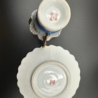 Vintage Demitasse Tea Cups & Saucers, Occupied Japan
