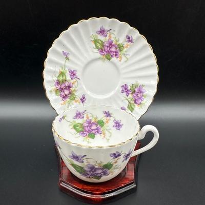 Embassy Ware Bone China Teacup and Saucer