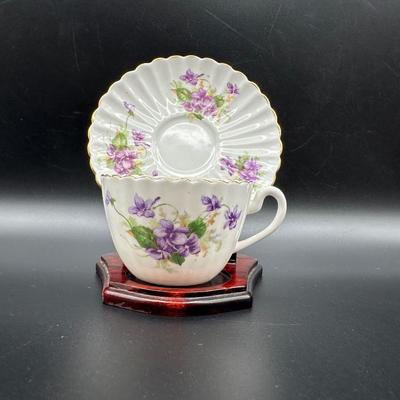 Embassy Ware Bone China Teacup and Saucer