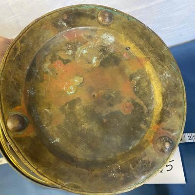 Vintage Brass Hot Pot
