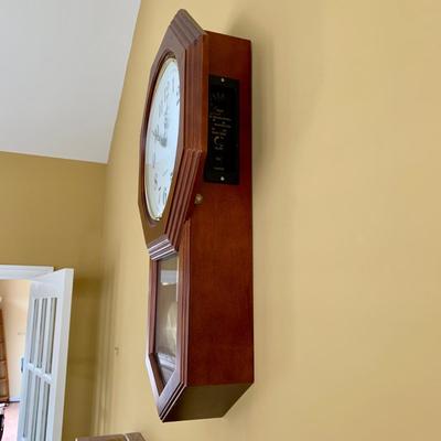 LOT 1 N: Westminster Rhythm Wall Clock